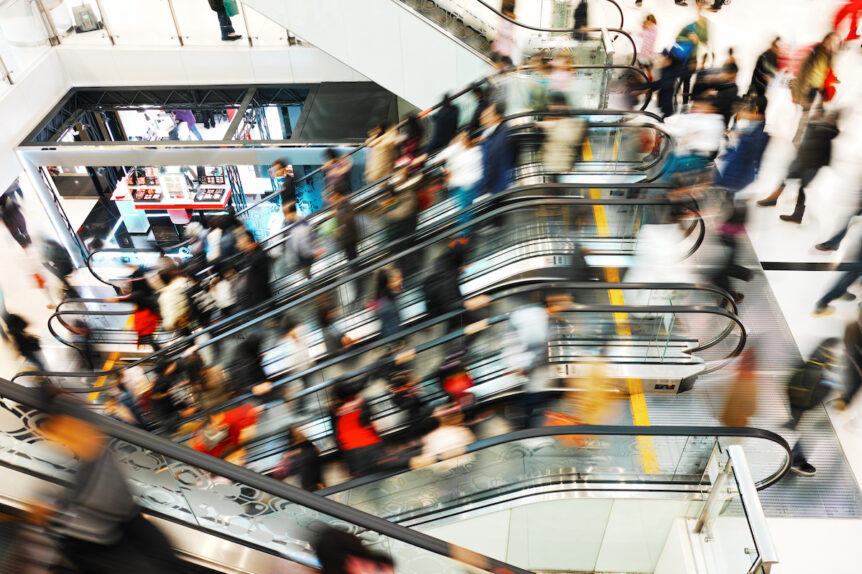 X Team Retail Escalator